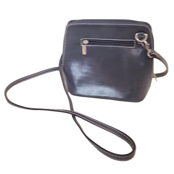 Barberini's Firenze LEATHER Zip Crossbody Handbag - Picture 6 of 6